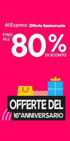 il banner promo delle offerte anniversario 2026 di aliexpress - nerdface
