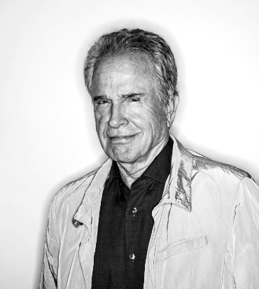 appside-warren-beatty01 warren beatty in un ritratto in bianco e nero - nero - nerdface