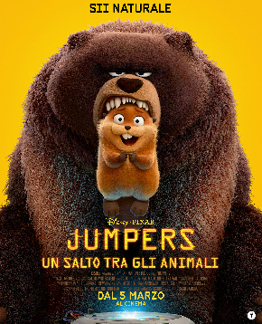 il poster ufficiale di jumpers un salto tra gli animali - nerdface