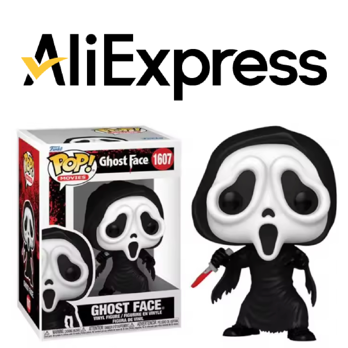 lo shop aliexpress dove acquistare il funko pop di ghostface di scream - nerdface