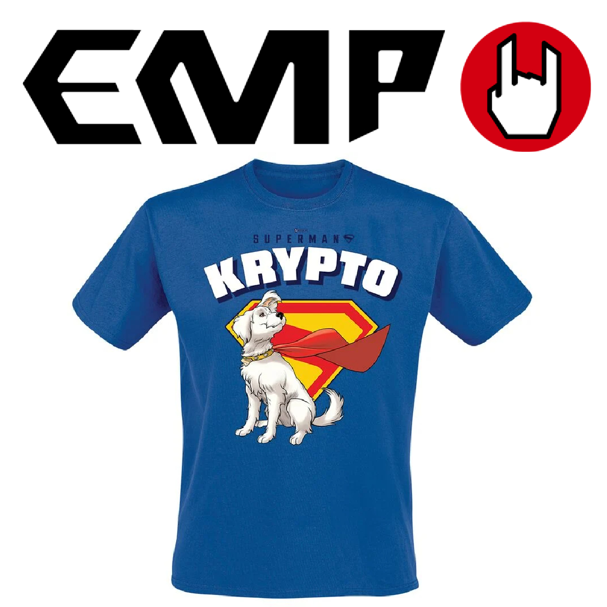lo shop emp dove acquistare la t-shirt di superman con krypto - nerdface
