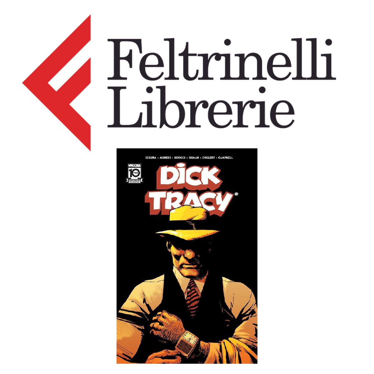 lo shop feltrinelli dove acquistare il fumetto di dick tracy - nerdface