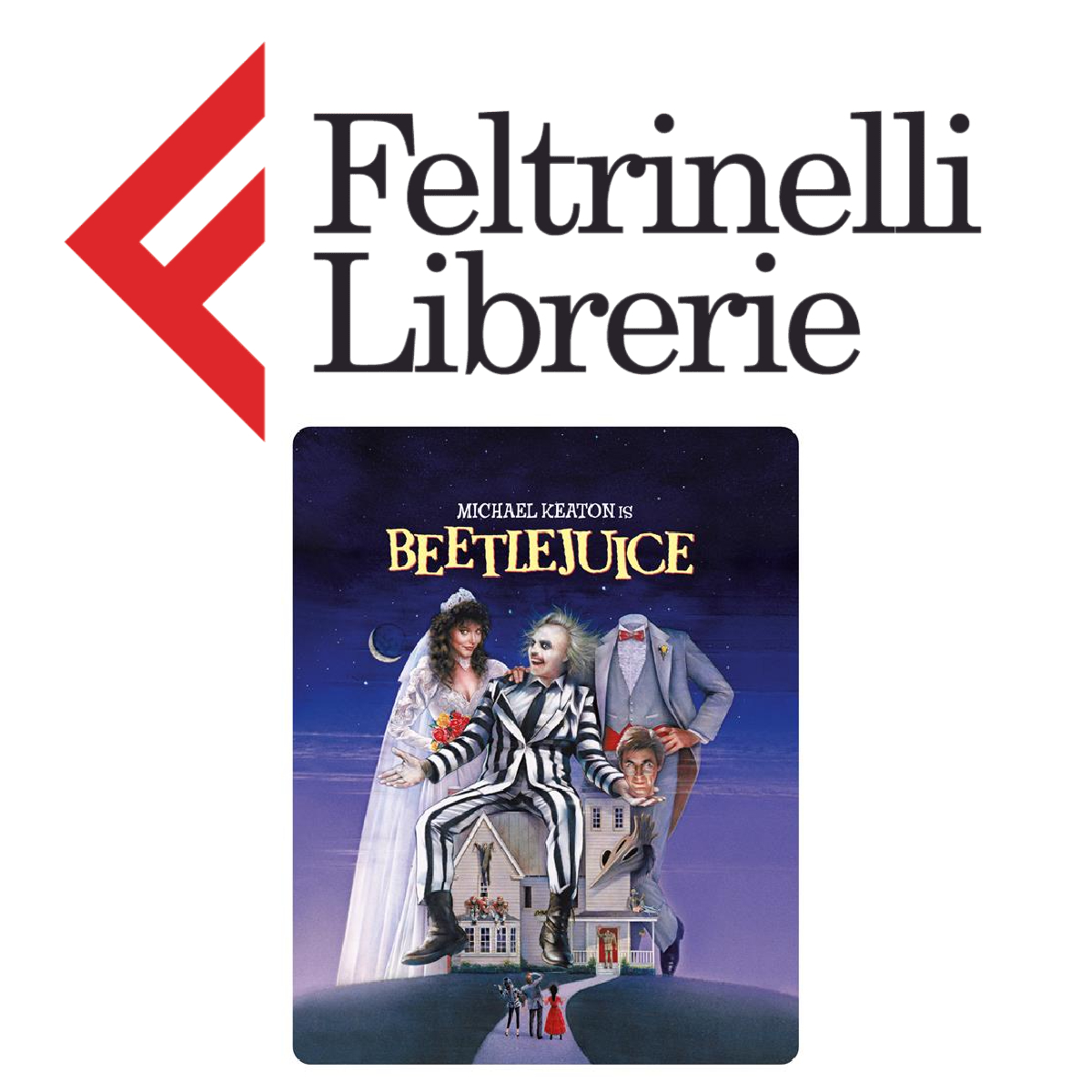 lo shop feltrinelli dove acquistare il blu-ray in 4k uhd di beetlejuice - nerdface