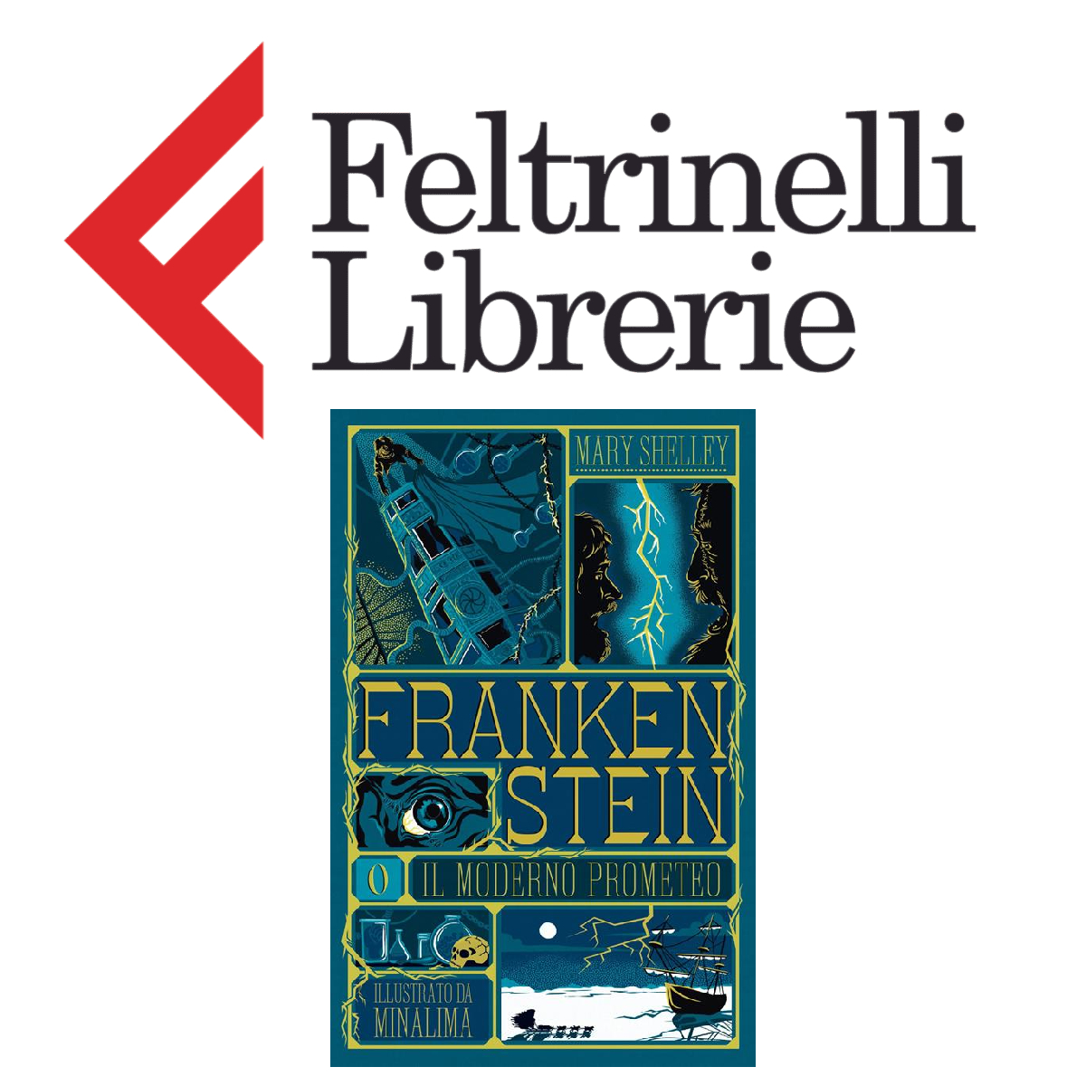 lo shop feltrinelli dove acquistare frankenstein di mary shelley - nerdface