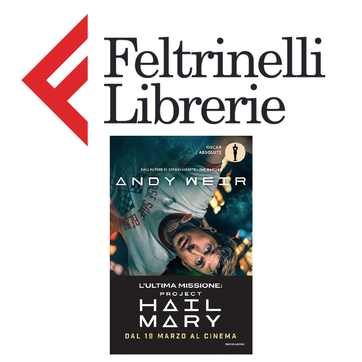 lo shop feltrinelli dove acquistare il libro da cui è tratto l'ultima missione project hail mary - nerdface