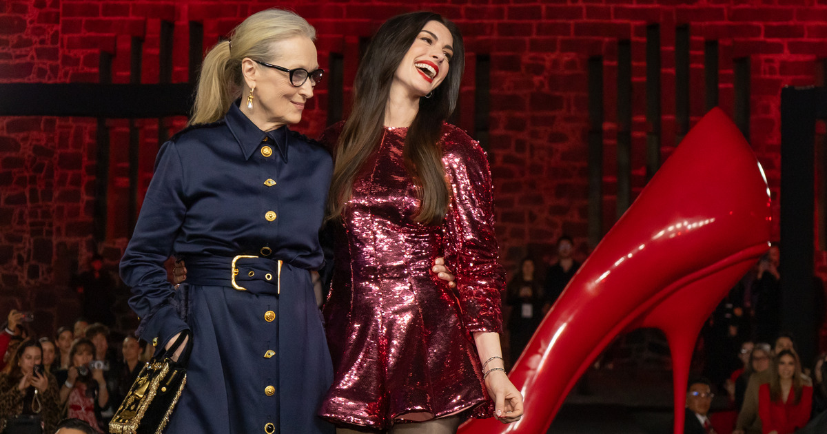 meryl streep e anne hathaway nel trailer de il diavolo veste prada 2 - nerdface