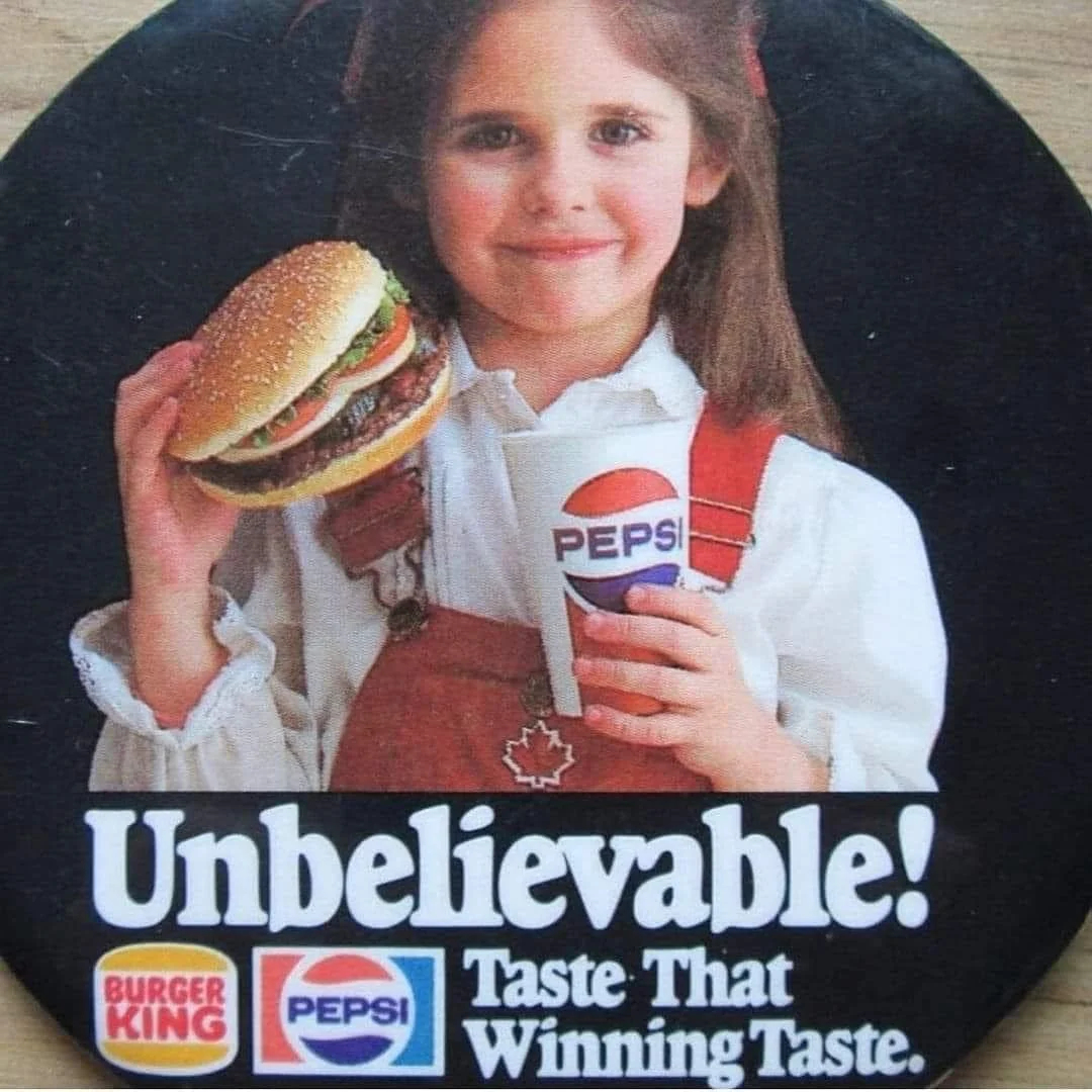 sarah michelle gellar da bambina nella pubblicità del whopper per burger king - nerdface