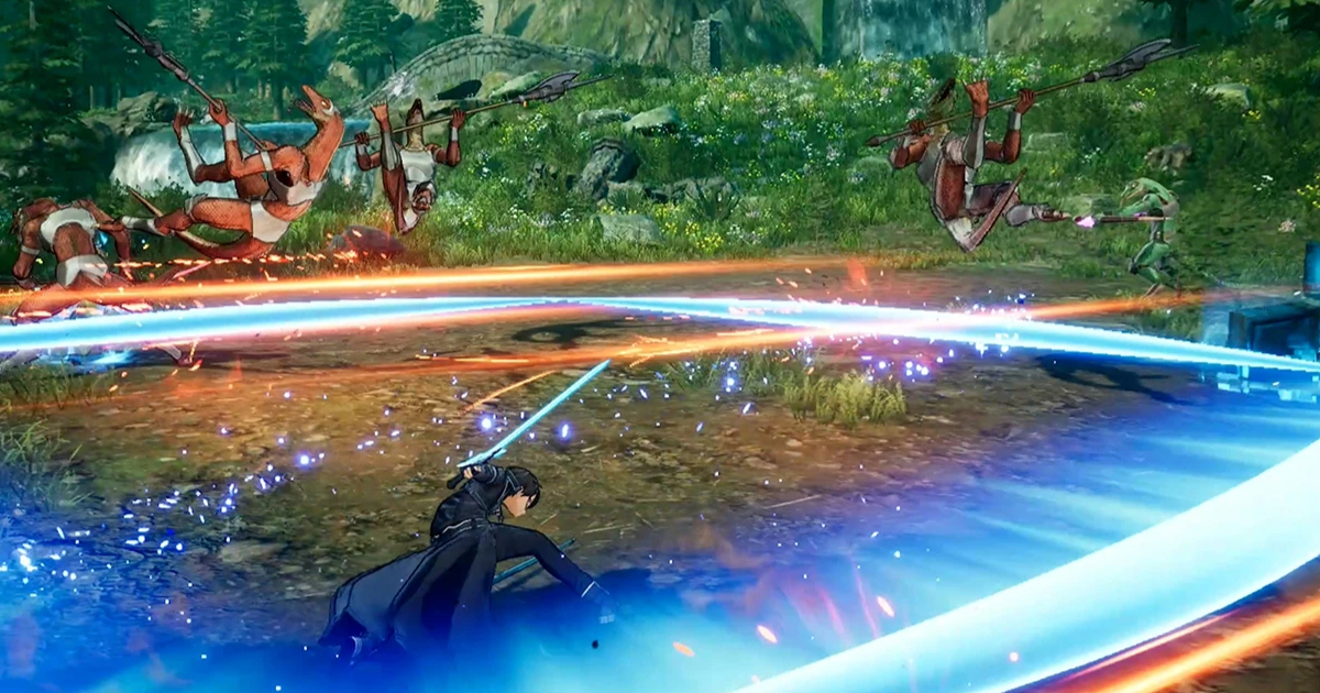 Il protagonista effettua dei fendenti di spada per sconfiggeere i nemici - nerdface