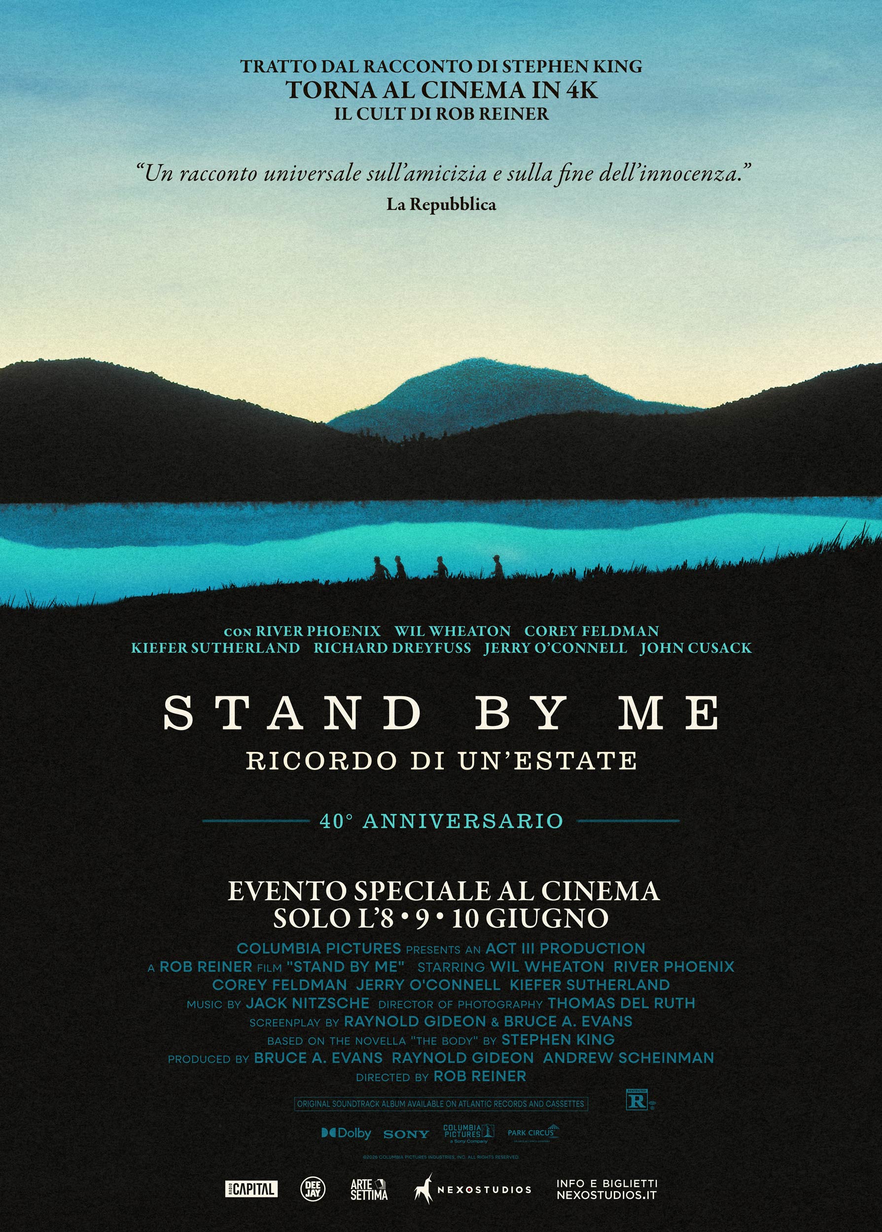 il poster ufficiale di stand by me - nerdface