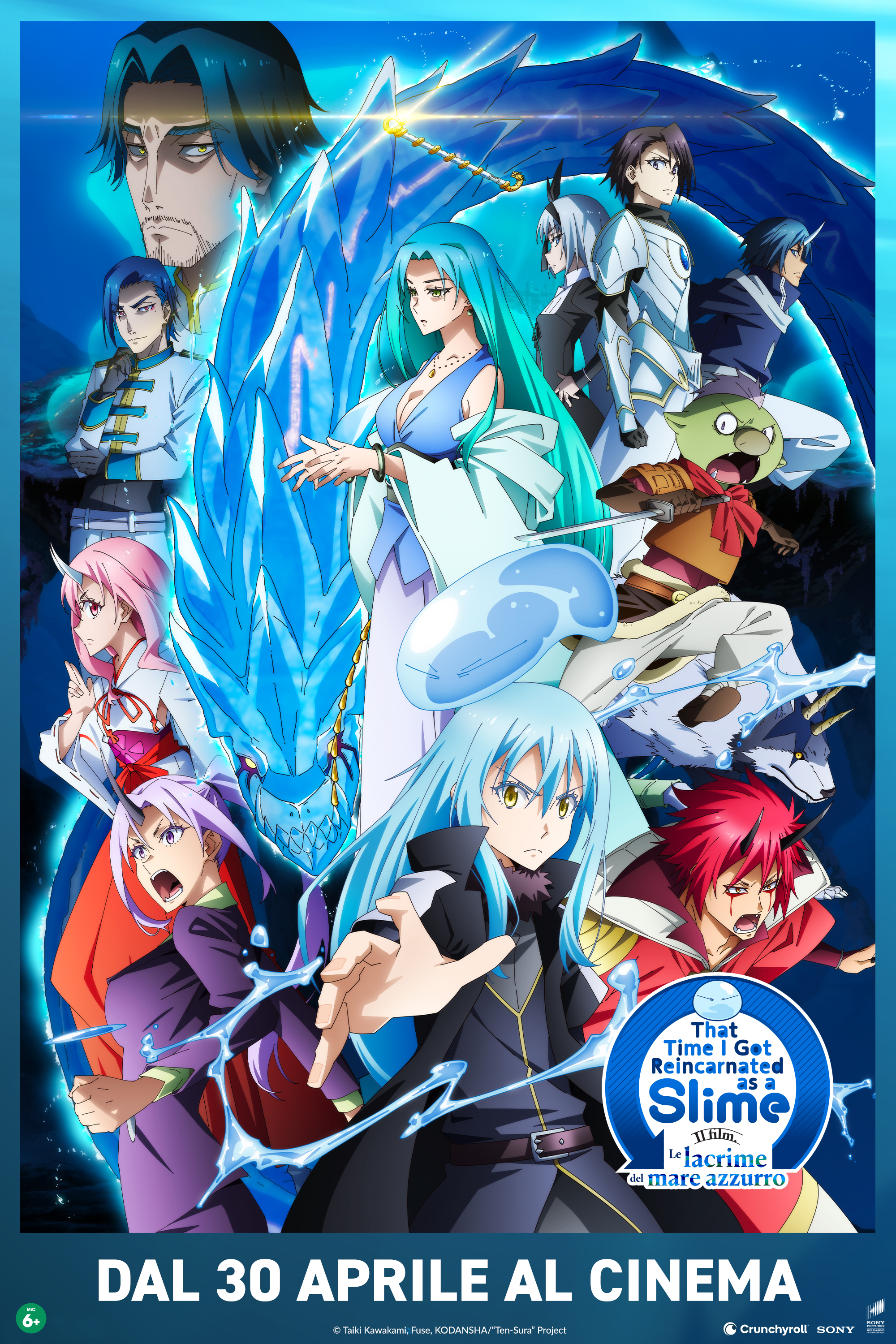 il poster ufficiale di that time i got reincarnated as a slime - nerdface