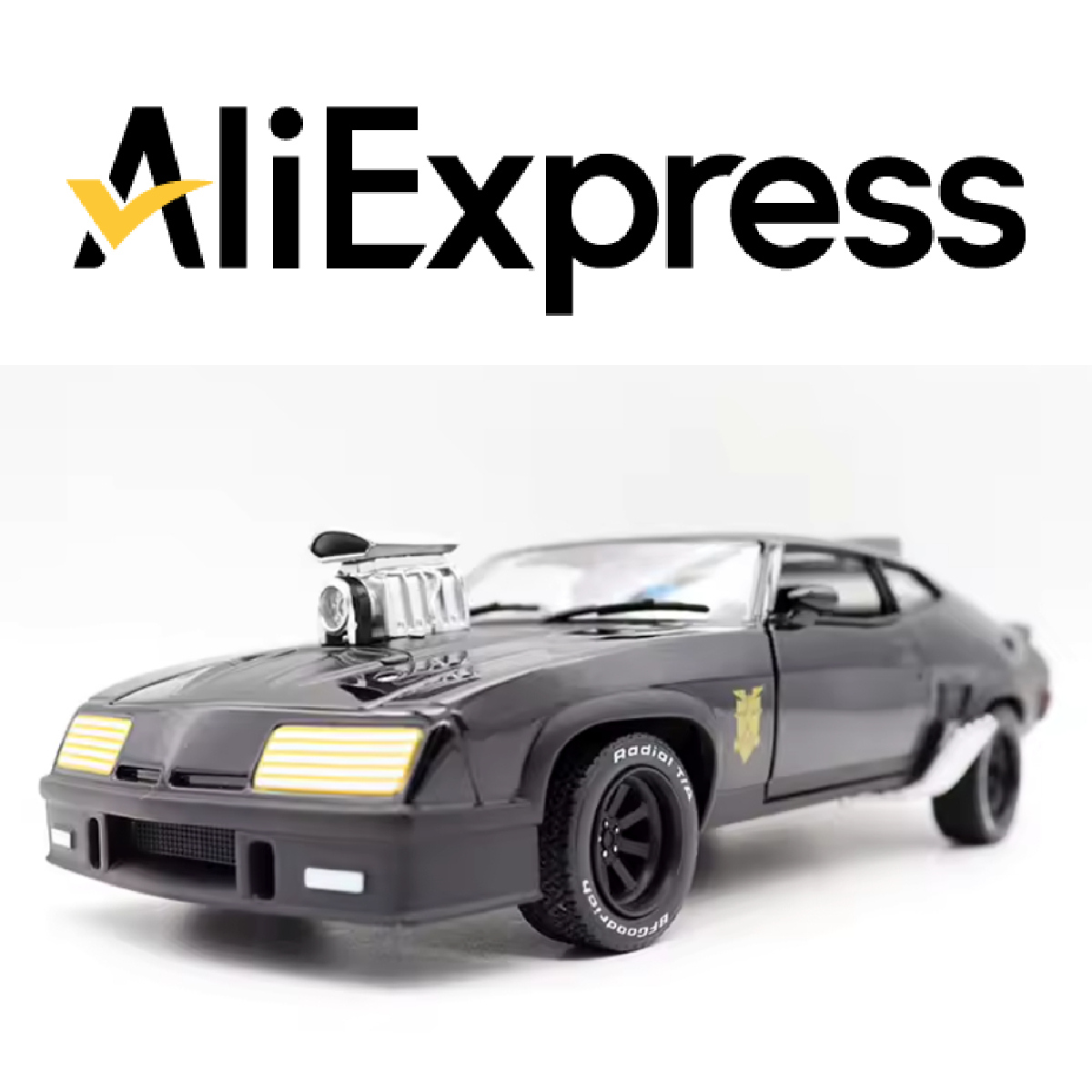 lo shop aliextress dove acquistare il modello 1:24 dell'interceptor di mad max - 