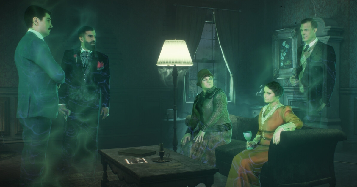 alcune delle presenze della casa discutono in salotto - nerdface