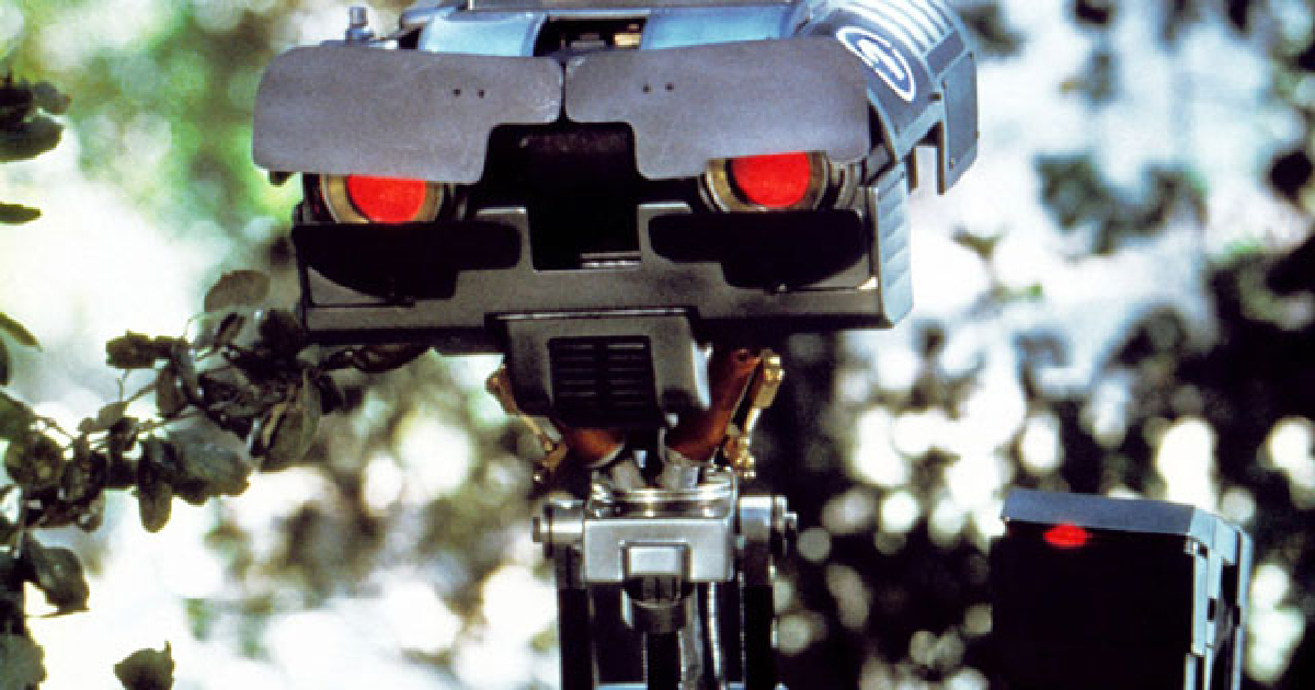 johnny 5 è molto arrabbiato in corto circuito - nerdface