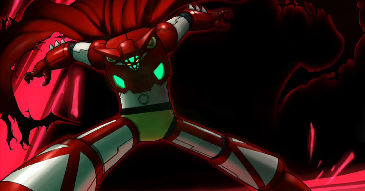 il getter robot sfoggia un mantello svolazzante - nerdface