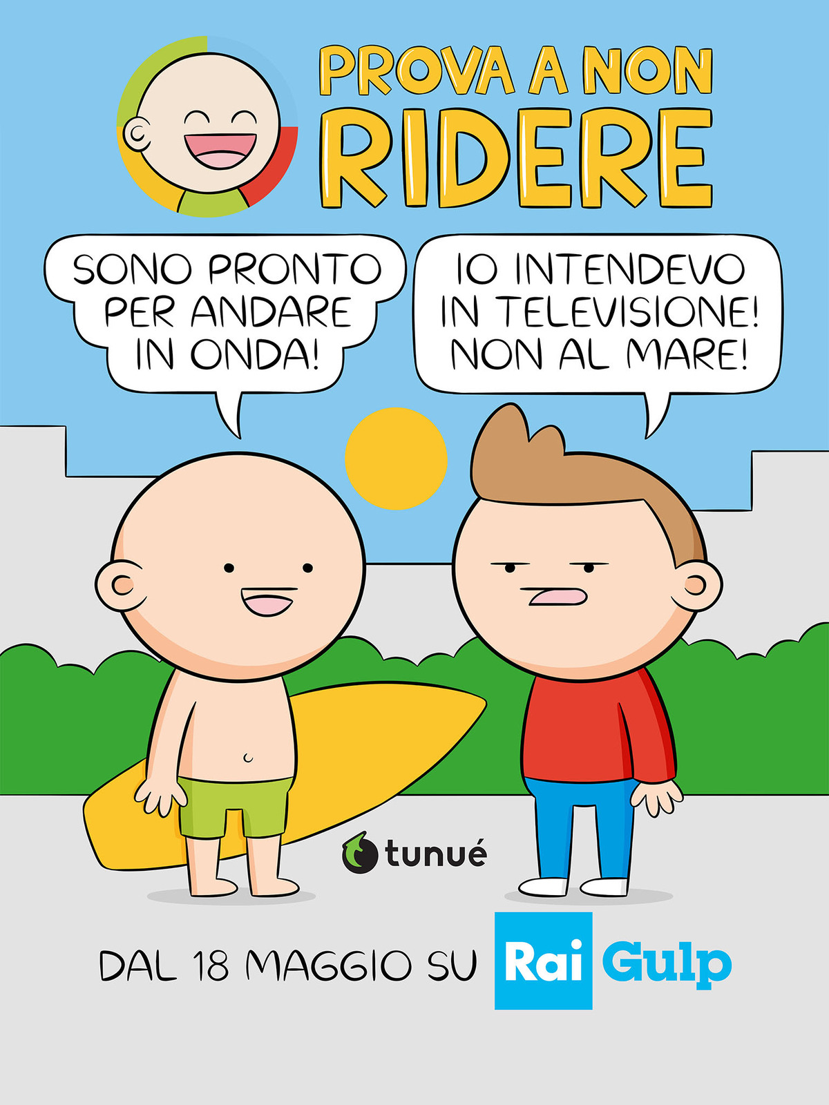 Il poster ufficiale di Prova a non ridere! - nerdface