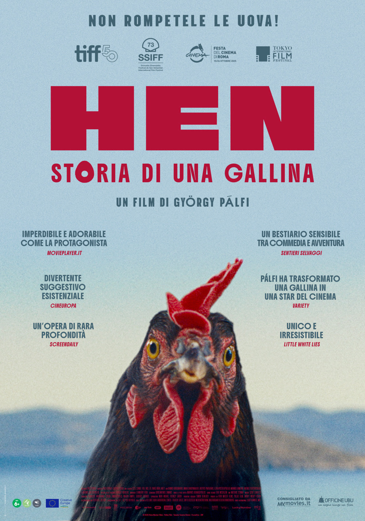 Il poster ufficiale di hen storia di una gallina - nerdface