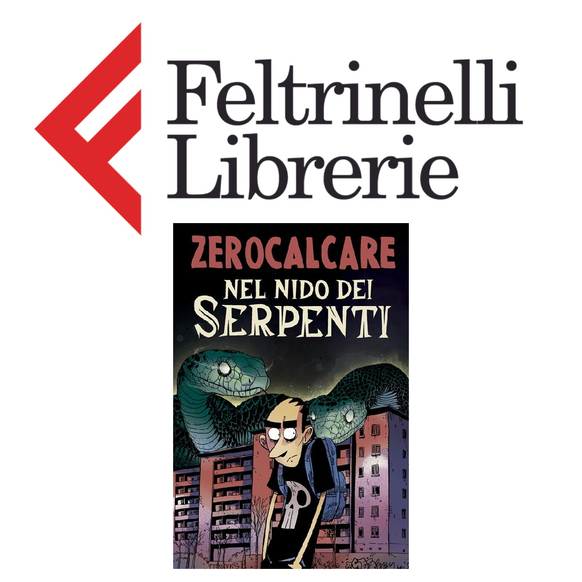 lo shop feltrinelli dove acquistare il fumetto di zerocalcare nel nido dei serpenti - nerdface