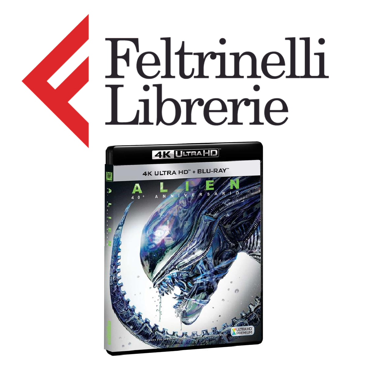 lo shop feltrinelli dove acquistare il blu-ray 4k uhd di alien - nerdface