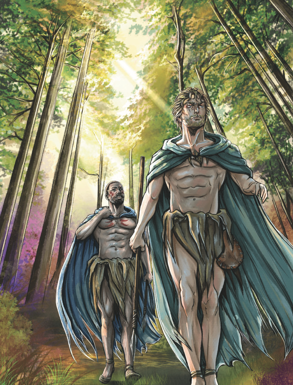 i due protagonisti di bloodwave duba's memories - nerdface