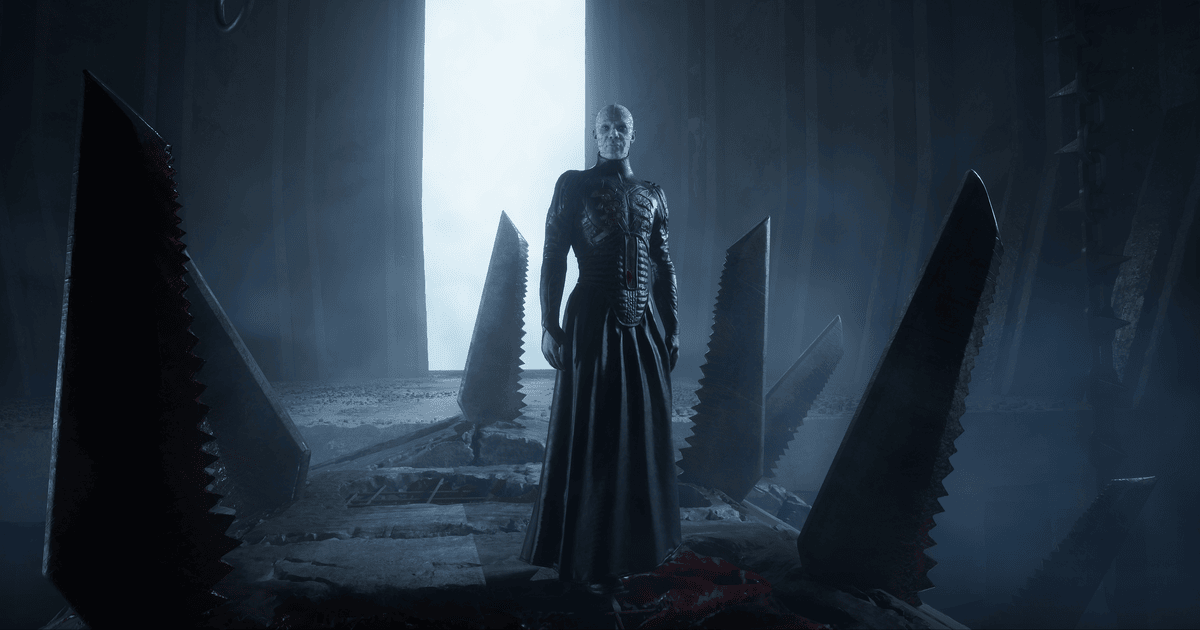 Pinhead in una sala di tortura - nerdface