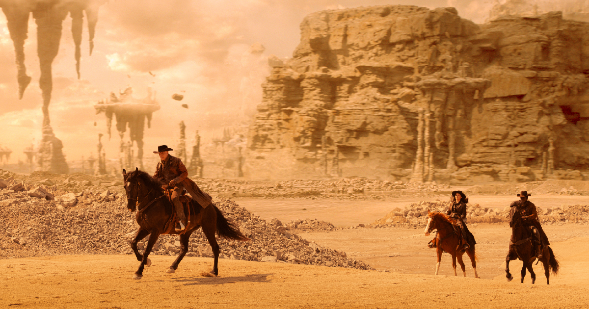 tre uomini a cavallo in un far west spaziale nel trailer della quarta stagione di star trek strange new worlds - nerdface