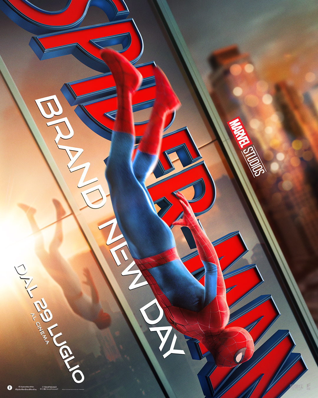 posyer ufficiale di spider-man brand new day - nerdface