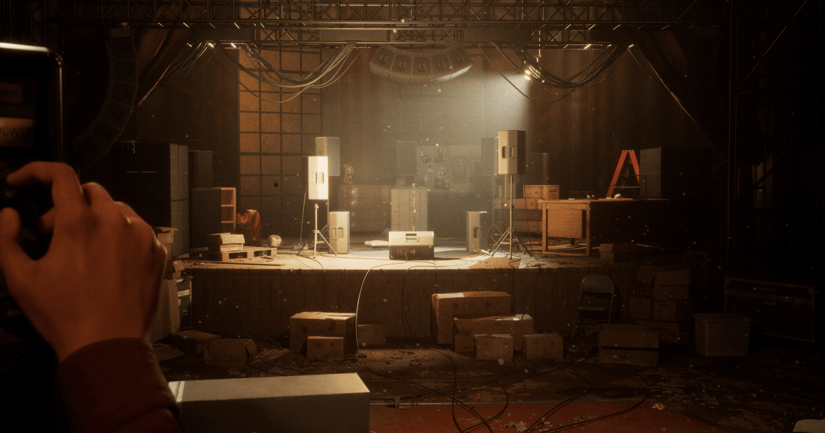 Il palco ancora in fase di allestimento su cui si esibirà - nerdface