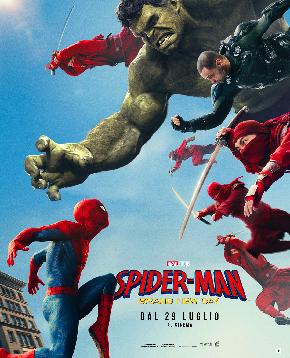 il poster ufficiale di spider-man brand new day - nerdface