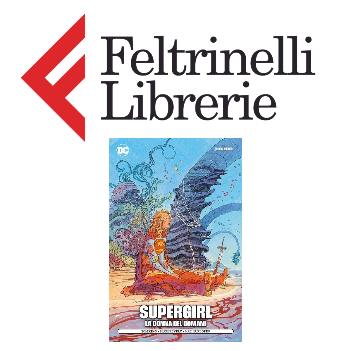 lo shop feltrinelli dove acquistare il fumetto supergirl la ragazza del domani - nerdface