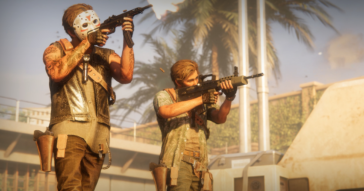 due protagonisti di arizona sunshine sparano contro gli zombie - nerdface