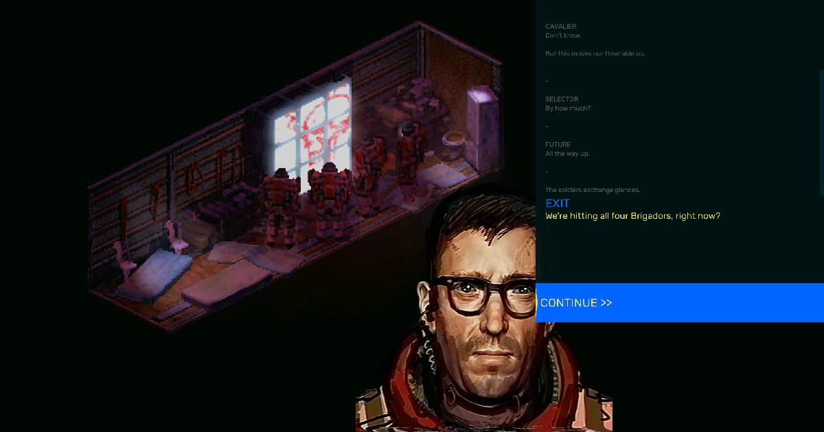 una fase di gioco di brigador killers - nerdface