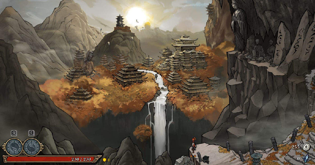 una veduta del gioco realm of ink - nerdface