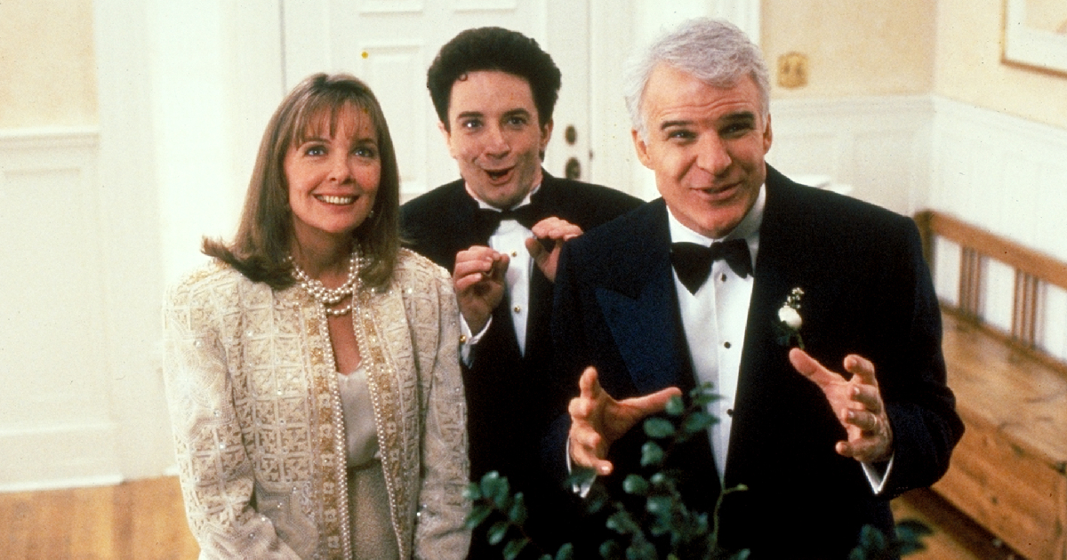 steve martin, martin short e diane keaton ne il padre della sposa - nerdface