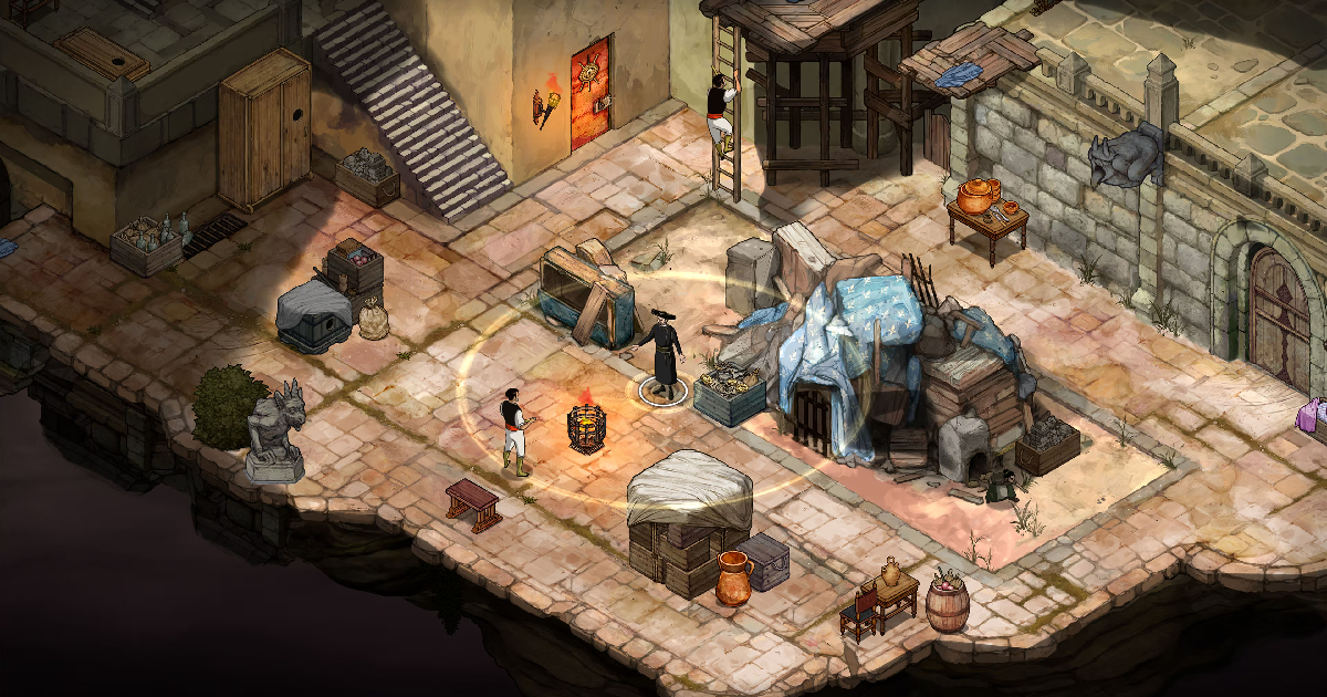 una scena di gioco di the stone of madness - nerdface