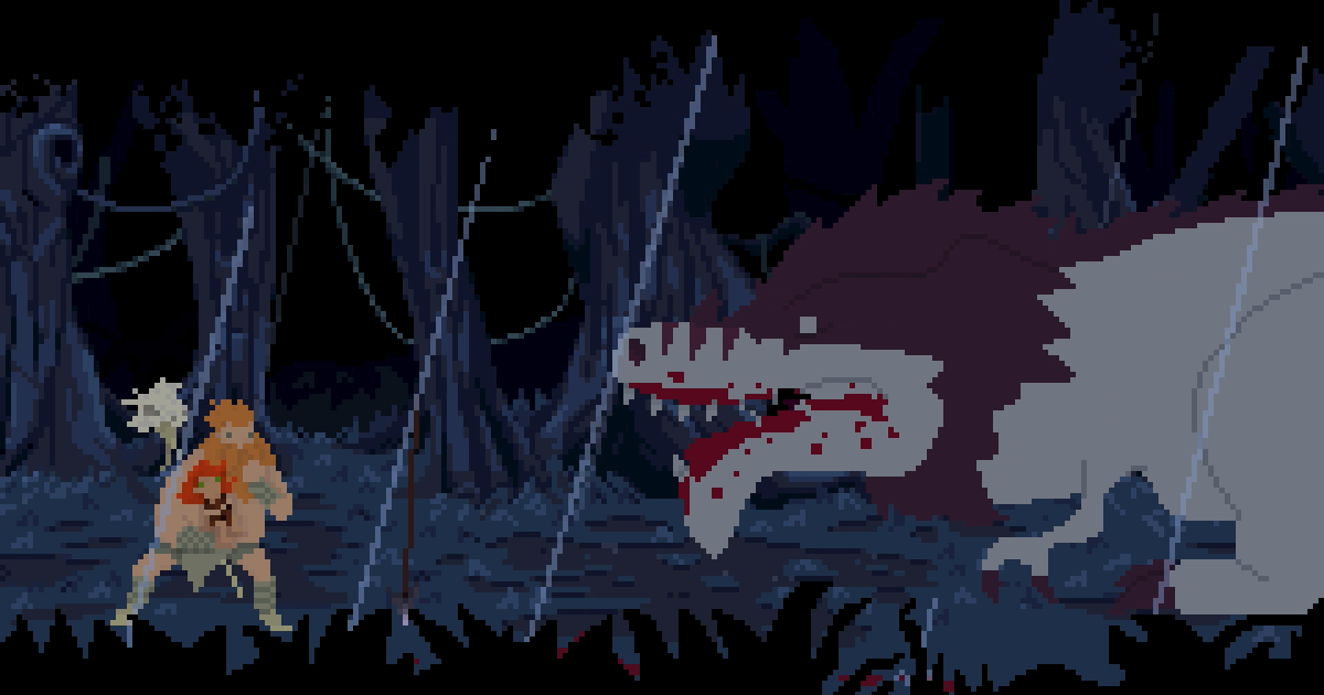 una scena di gioco di theropods - nerdface