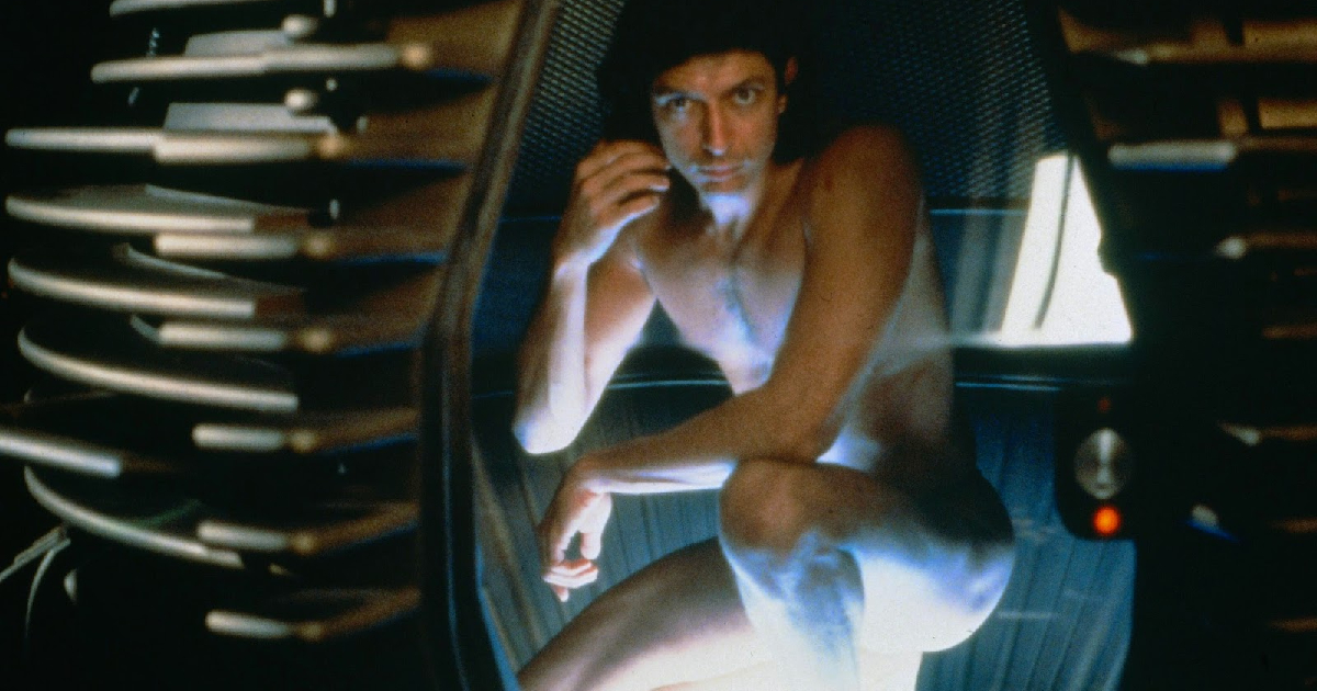 jeff goldblum nella capsula de la mosca - nerdface