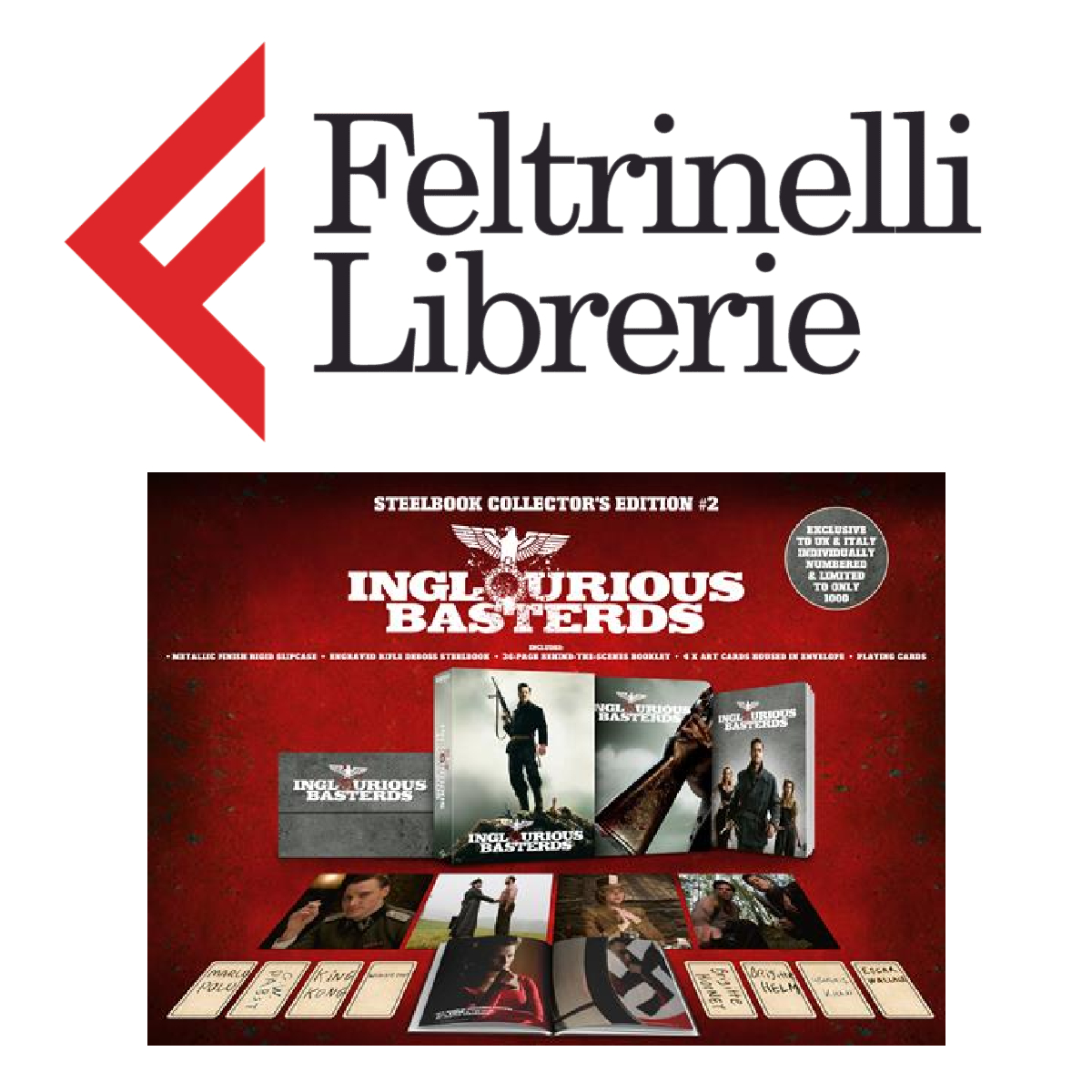 lo shop feltrinelli dove spendere li mejo soldi con la collector edition di bastardi senza gloria - nerdface