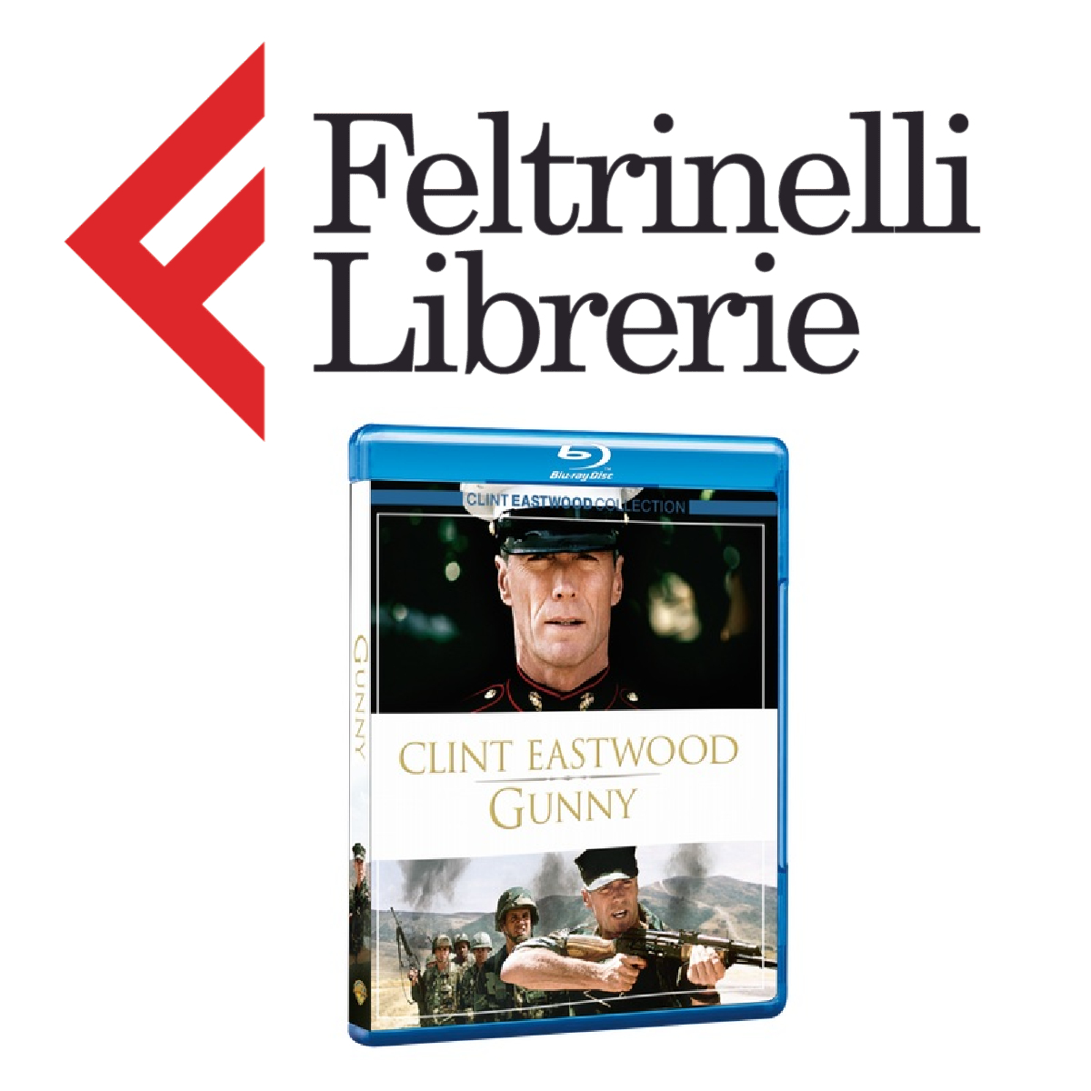 lo shop feltrinelli dove acquistare l'home video in blu-ray di gunny heartbreak ridge - nerdface