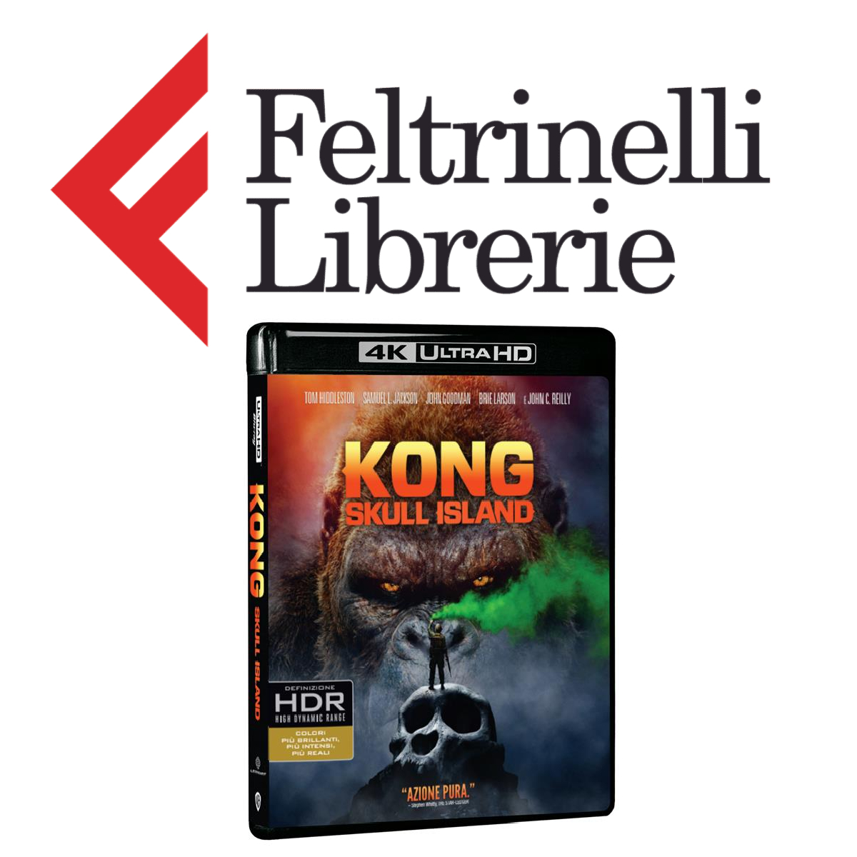 lo shop feltrinelli dove acquistare il blu-ray 4k uhd di kong skull island - nerdface