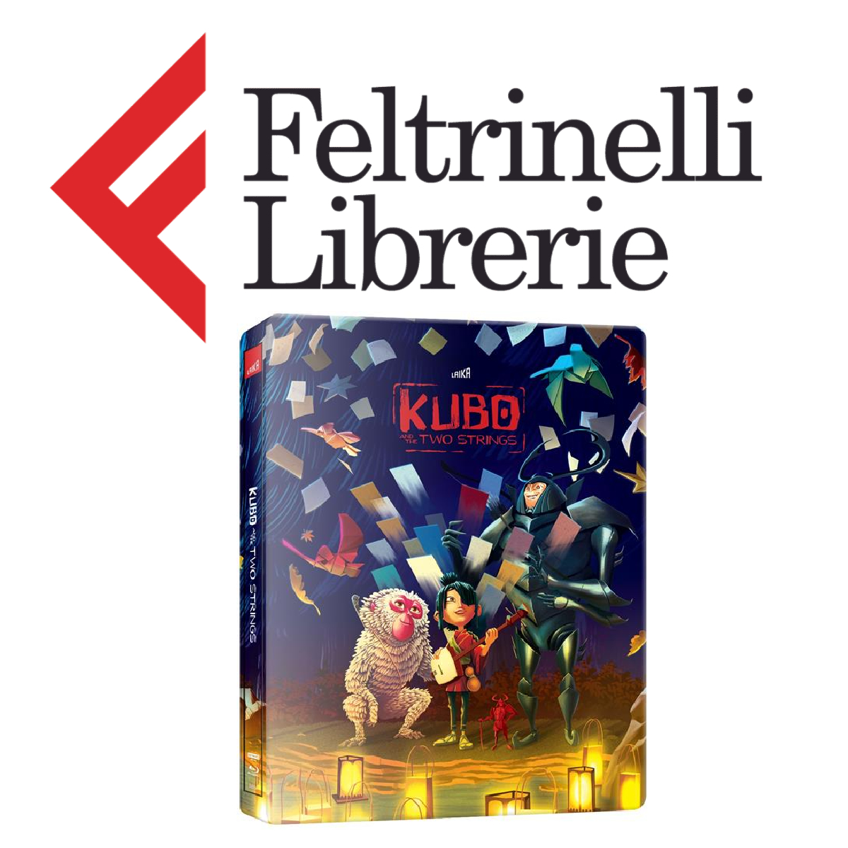 lo shop feltrinelli dove acquistare il blu-ray 4k uhd di kubo e la spada magica - nerdface