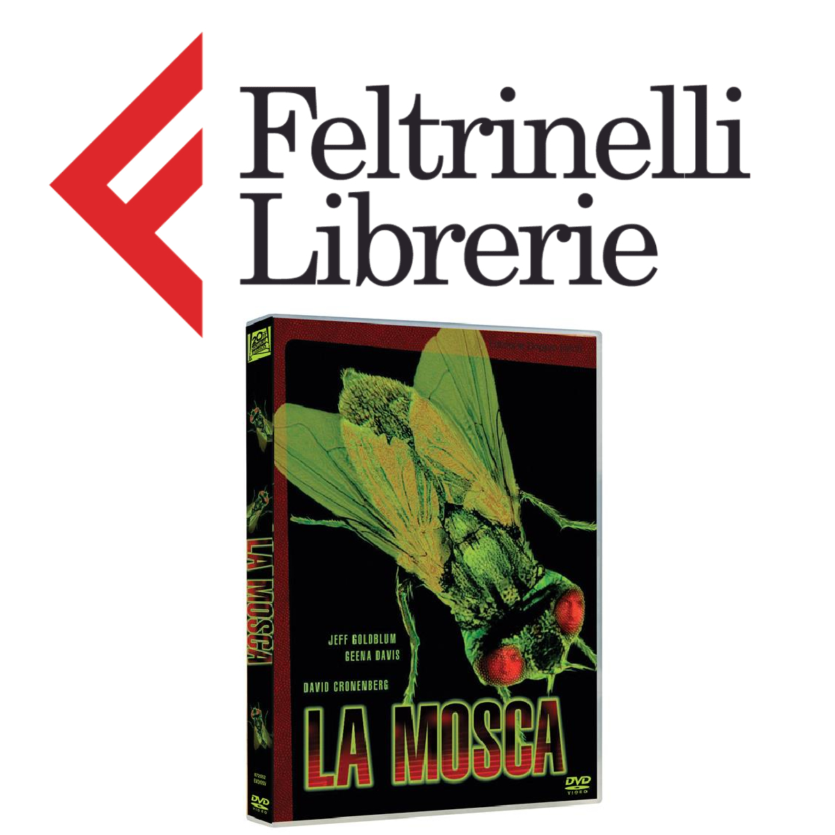 lo shop feltrinelli dove acquistare il dvd de la mosca - nerdface