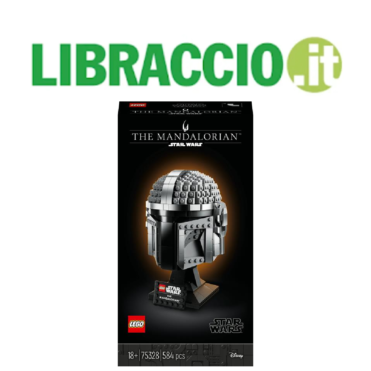 lo shop libraccio dove acquistare il lego del casco di the mandalorian - nerdface