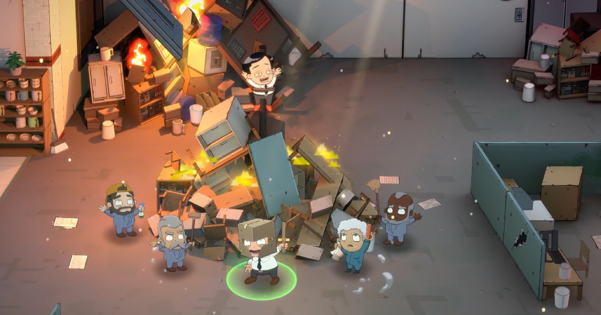 una scena di gioco di box knight - nerdface