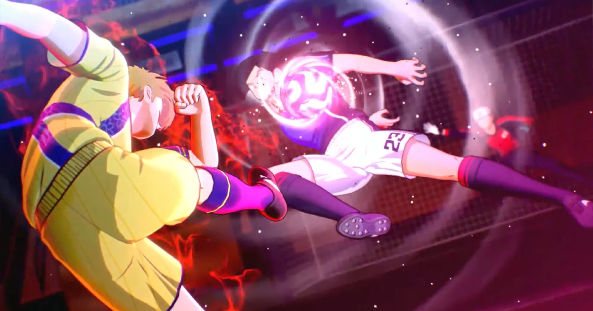 difensore e attaccante si fronteggiano in captain tsubasa 2 world fighters - nerdface