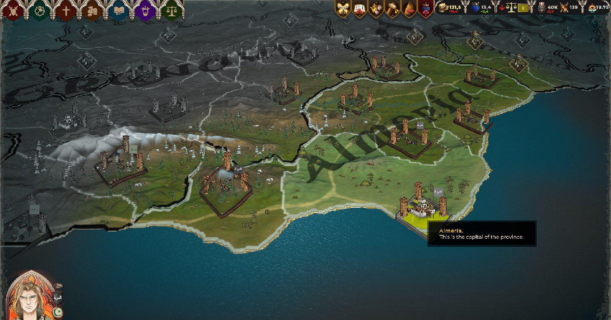 una scena di gioco di crown of hispania - nerdface