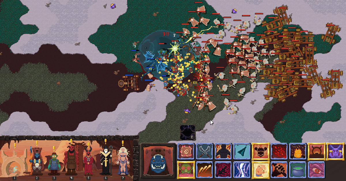 una scena di gioco di orc incremental - nerdface
