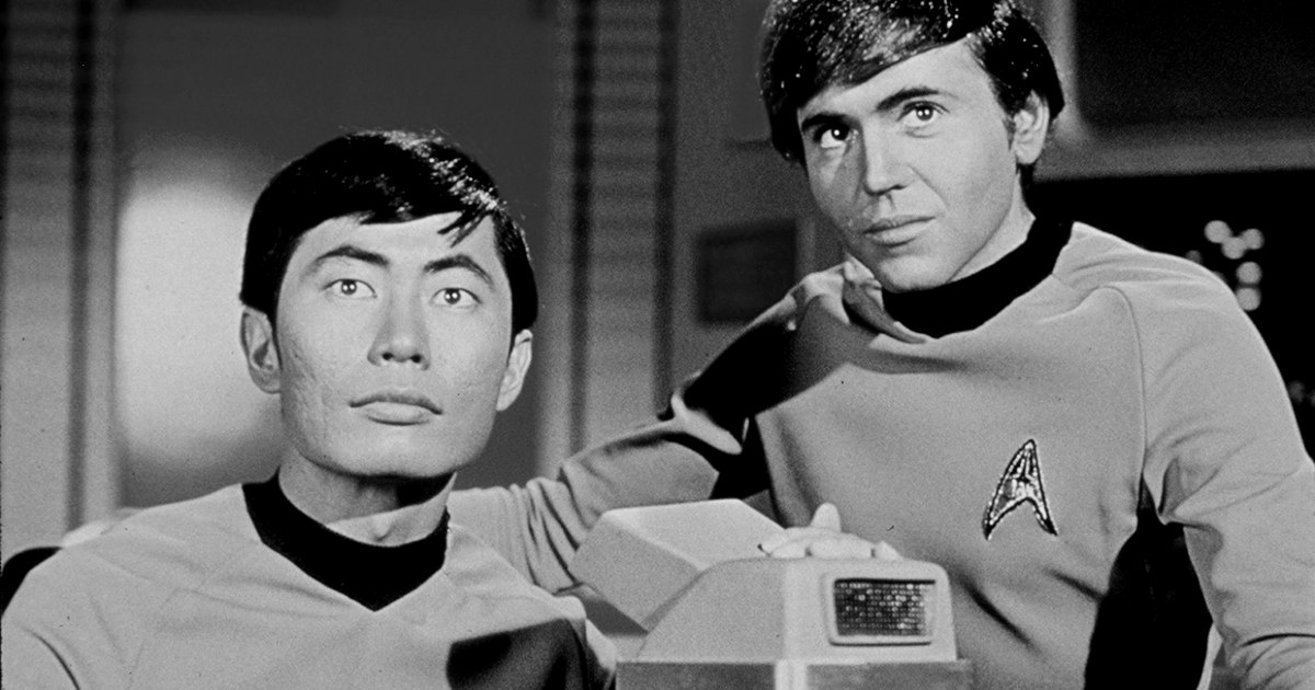 walter koenig è con george takei nella serie star trek - nerdface