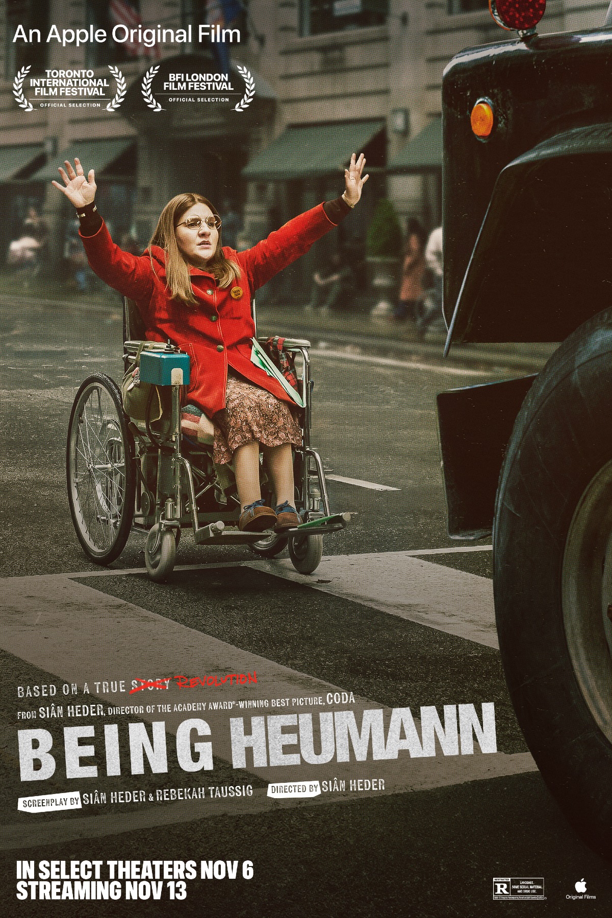 il poster ufficiale di being heumann - nerdface