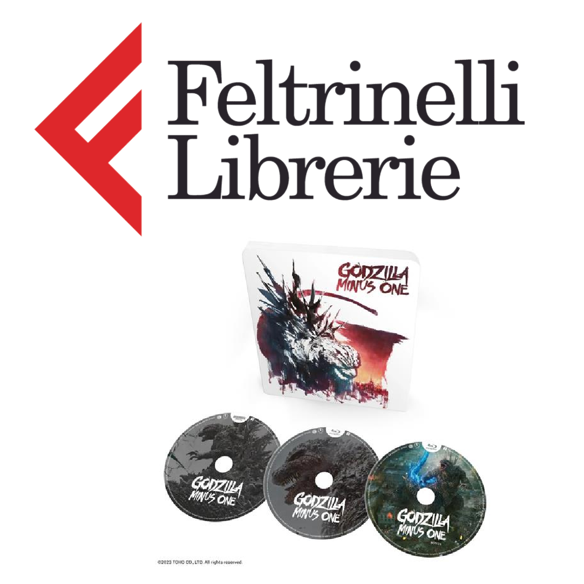 lo shop feltrinelli dove acquistare il blu-ray 4k uhd di godzilla minus one - nerdface