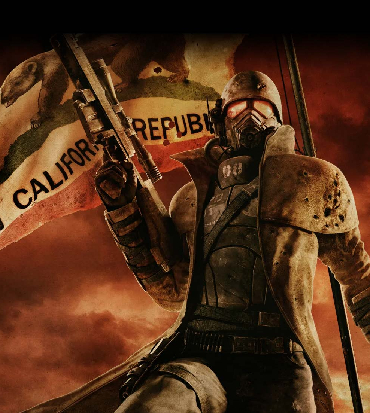 appside-fallout-new-vegas-videogame01 il protagonista di fallout new vegas con la bandiera della repubblica di california - nerdface